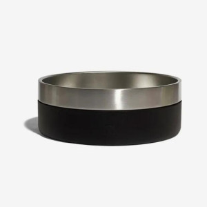Zee.Dog Ciotola per Cani Tuff Bowl ø 18,5 x h. 6,8 cm 1,2 lt Nero