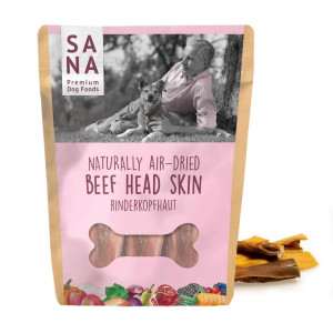 Sanadog Snack per Cani Pelle di Testa Bovina 1,5 Kg