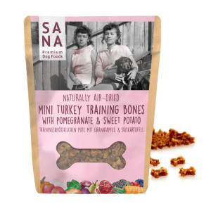 Sanadog Mini Training per Cani al Tacchino con Melograno e Patata Dolce