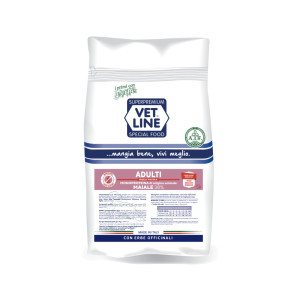 Vetline Vet Line Maiale per Cani Adulti di Piccola Taglia Monoproteico 3 Kg