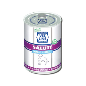 Vetline Vet Line Salute Tonno con Patate Alimento Umido Monoproteico per Cani 400 gr