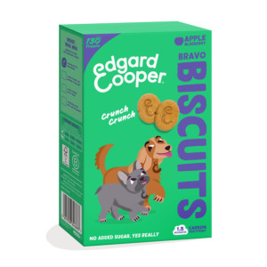 Edgard &amp; Cooper Edgard&Cooper Biscuits Biscotti Vegetali alla Mela e Mirtilli per Cani 400 g