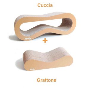 PetValley Tiragraffi Cuccia + Tiragraffi Grattone Kraft