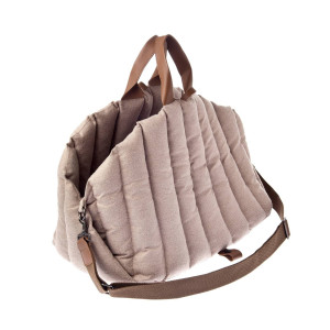 Ferribiella Borsa Trasportino Imbottita per Auto per Cani 50 x 30 x 35 cm