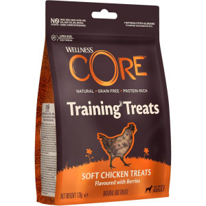 Wellness® Core Wellness CoreTraining Treats Premi Addestramento per Cani con Pollo con Ciliegie 170 gr