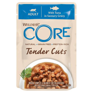 Wellness® Core Wellness Core Bocconcini in Salsa per Gatti Tender Cuts Pollo e Tonno 85 g