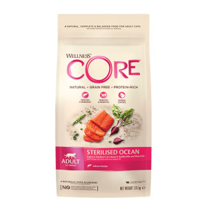Wellness® Core Wellness Core Cat Sterilised Ocean Salmone per Gatti Adulti Sterilizzati 300 Gr.