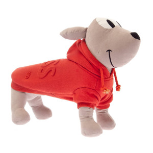 Ferribiella Felpa per Cani Boss Rosso Ruggine 25 cm