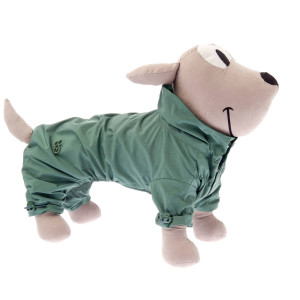 Ferribiella Impermeabile per Cani Piuma Verde 40 cm