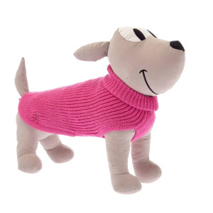 Ferribiella !!! PROMO FINE SERIE !!! Maglioncino Dolce Vita per Cani Lux Fuxia 19 cm