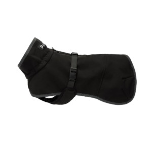 Paikka Giacca per Cani in Tessuto FIR Recovery Softshell Jacket Dark Nero 70 cm