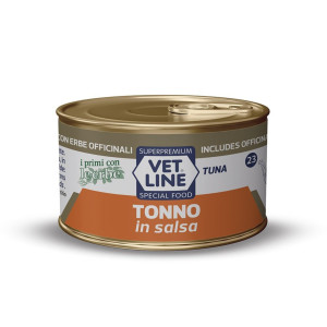 Vetline Vet Line Umido Tonno in Salsa per Gatti 70 g