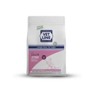 Vetline Vet Line Salute Steri Maiale con Prosciutto per Gatti Adulti 3 Kg