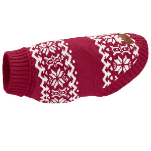 Hunter Maglioncino Pullover per Cani Birka Rosso 30 cm