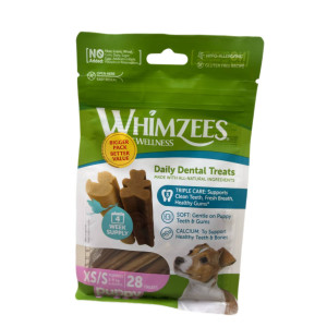 Whimzees® Whimzees Snack Dentale Naturale Stix per Puppy Cuccioli XS/S 28 pz