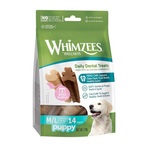 Whimzees® Whimzees Snack Dentale Naturale Stix per Puppy Cuccioli M/L 14 pz