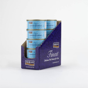 Fish4Cats 10 x 70 g Umido per Gatti Sardina con Cozze