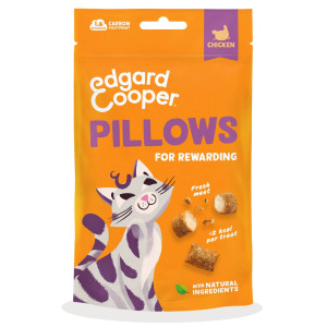 Edgard &amp; Cooper 1 confezione x 60 g Edgard&Cooper Snack per Gatti Pillows Fagottini Ripieni al Pollo