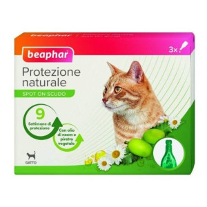 Beaphar Spot On Antiparassitario Naturale per Gatti 3 Pipette x 1 ml