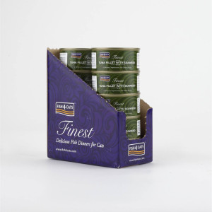Fish4Cats Finest Filetti di Tonno con Alghe per Gatti 70 gr