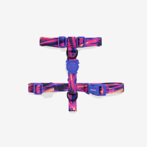 Zee.Dog Pettorina ad H per Cani Error #500 Linea Glitch L torace 62-107 cm