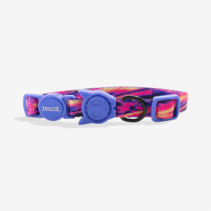 Zee.Dog Collare Regolabile per Cani Error #500 Linea Glitch S 31-43x1,5cm