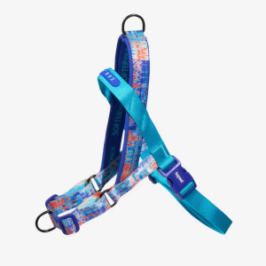 Zee.Dog Pettorina Norvegese Softer-Walk per Cani Error #404 Linea Glitch L