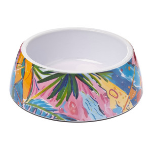 Ferribiella Ciotola per Cani e Gatti St. Tropez in Melammina con Fondo Antiscivolo Ø15 cm 6 x 18 cm 500 ml