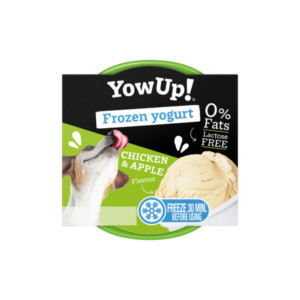 yowup Frozen Yogurt Gelato per Cani Pollo e Mela 110g