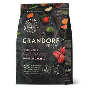 Grandorf Fresh Puppy All Breeds Agnello e Patata Dolce per Cuccioli 1 Kg