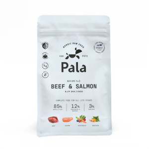 Pala Alimento Completo per Cani con Manzo & Salmone Ricetta N° 3