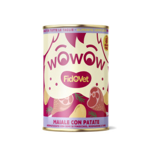 Fidovet® Fidovet Wowow Maiale con Patate per Cani Adulti 400 g
