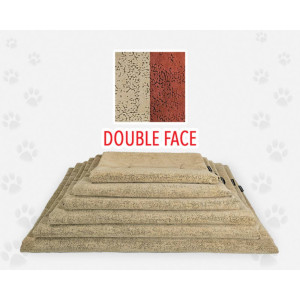 Nasonero® Nasonero Tappetino per Animali h.1 cm Double Face Mattone / Beige 4 93x62cm