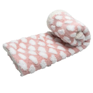 Nobleza Coperta Imbottita per Cani e Gatti Nuvola Rosa 100x80cm