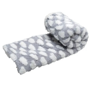 Nobleza Coperta Imbottita per Cani e Gatti Nuvola Grigia 120x100cm