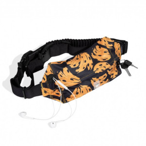 Zee.Dog Cintura da Running con aggancio per guinzaglio per Cani Farm Rio Bossa Banana Zee.Run Belt
