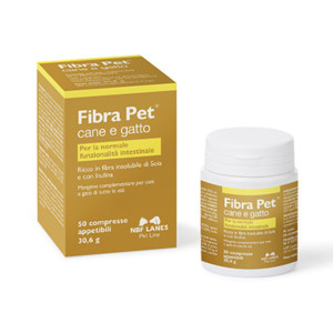 Nbf Lanes Fibra Pet Integratore per Cani e Gatti Compresse
