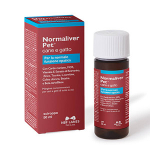 Nbf Lanes Normaliver Pet Integratore per Cani e Gatti Sciroppo 50 ml