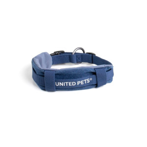 United Pets Collare per Cani con Sottocollo Imbottito Linea CityLife Blue Jeans M