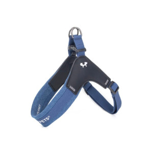 United Pets Pettorina per Cani Aggancio Rapido Linea CityLife Blue Jeans TAGLIA 1,5 XS