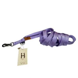 Haqihana Guinzaglio per Cani in Nylon Lavanda 3 mt / 10 mm