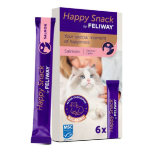 Feliway ® Happy Snack per Gatti al Salmone 15 g