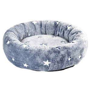 Ferribiella Cuccia per Cani e Gatti Glow Blu con Fantasie che Brillano al Buio S