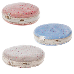 Ferribiella Cuscino Morbido per Cani e Gatti Macarons Ø 60 x 15 cm Azzurro