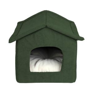 Ferribiella Cuccia Casetta per Cani e Gatti Everyday One Size 45 x 47 x 46 cm Verde bosco
