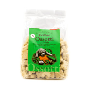 Fidovet® Fidovet Biscotti Naturali per Cani Ossotti SMALL Mela 300 g