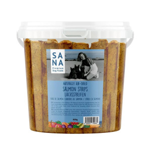 Sanadog Strisce di Salmone Essiccato per Cani Snack Naturali 800 g