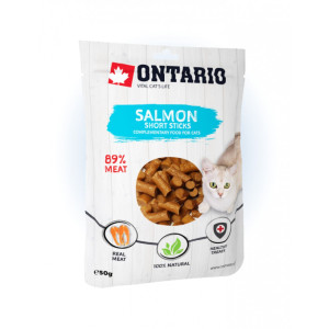 Ontario Bastoncini Morbidi per Gatti con Salmone 50 g