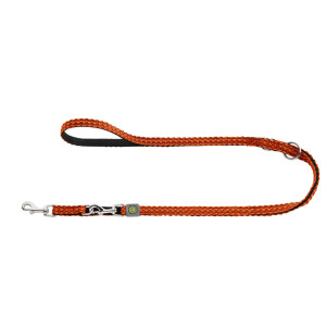 Hunter Guinzaglio da Passeggio Regolabile Hilo Arancione Riflettente 15/200
