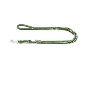 Hunter Guinzaglio da Passeggio Regolabile Hilo Verde Chiaro Riflettente 15/200